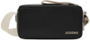 Jacquemus Le Cuerda Canvas-trimmed Leather Messenger Bag In 990 Black