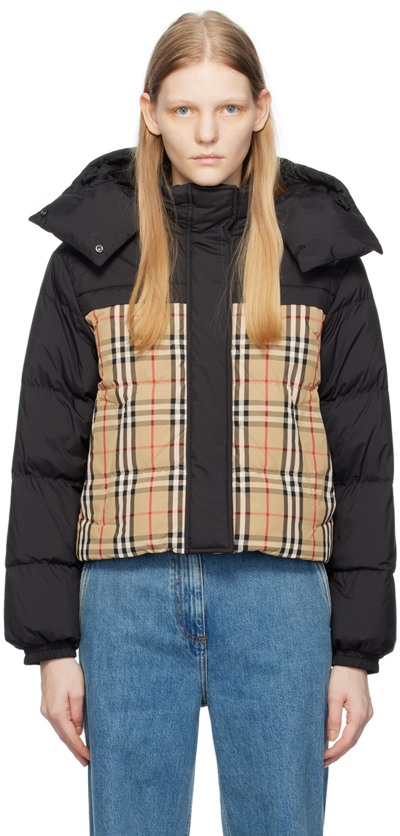 Burberry Lydden Reversible Puffer Jacket In Multi-colored