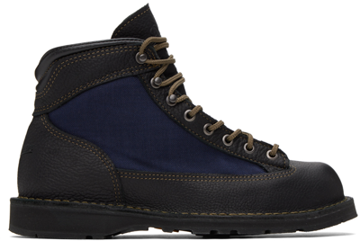 Danner Black & Navy Ridge Boots In Arctic Shadow