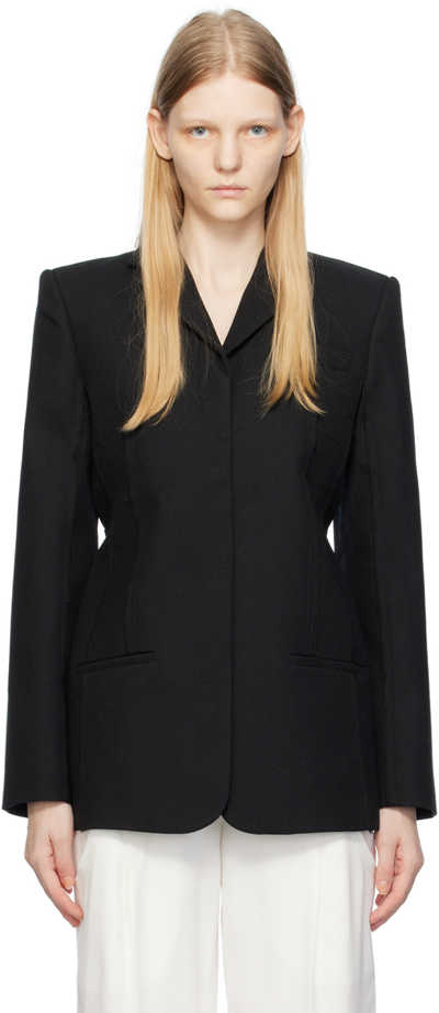 Jacquemus Black Le Chouchou 'la Veste Caraco' Blazer
