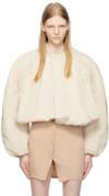 JACQUEMUS OFF-WHITE LE CHOUCHOU 'LE BOMBER BAHIA' BOMBER JACKET