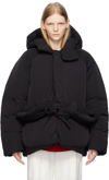 Jacquemus La Doudoune Capullo Oversized Shell Jacket In Black