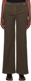 THE ROW BROWN BANEW TROUSERS