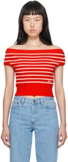 AMI ALEXANDRE MATTIUSSI RED SAILOR T-SHIRT