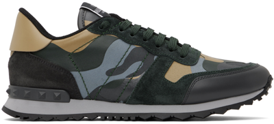 Valentino Garavani Rockrunner Trainers In Grey_m_view_d_be_gri