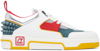 Christian Louboutin Astroloubi Studded Leather Low-top Trainers In Multicolor