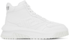 Versace White Greca Odissea Sneakers In 1w000-optical White