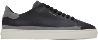 Axel Arigato Clean 90 Leather Sneakers In Black