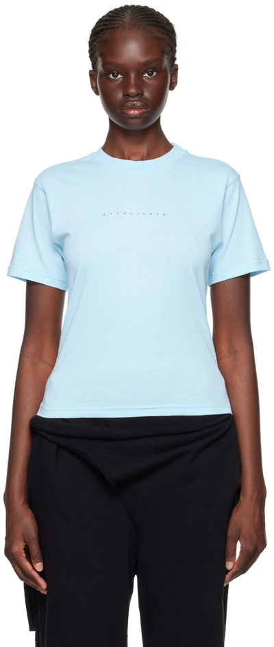 Ottolinger Blue Otto T-shirt In Ice Blue