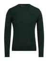 40weft Man Sweater Dark Green Size S Acrylic, Polyamide, Mohair Wool, Wool, Elastane In Green