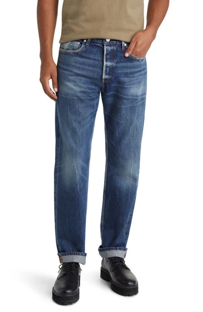 Frame The Straight Leg Jeans In Gray