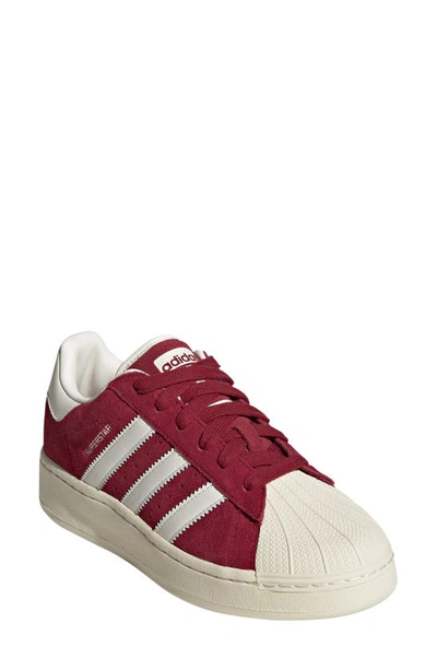 Adidas Originals Superstar Xlg Lifestyle Sneaker In Ruby Red