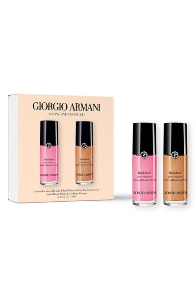 Armani Collezioni Armani Beauty Fluid Sheer Glowy Makeup Set $78 Value