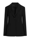 Mauro Grifoni Woman Suit Jacket Black Size 4 Virgin Wool