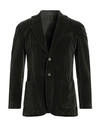 Santaniello Man Suit Jacket Dark Green Size 46 Cotton