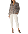 Sanctuary Flow With Me Animal Print Button-up Shirt In Caramel