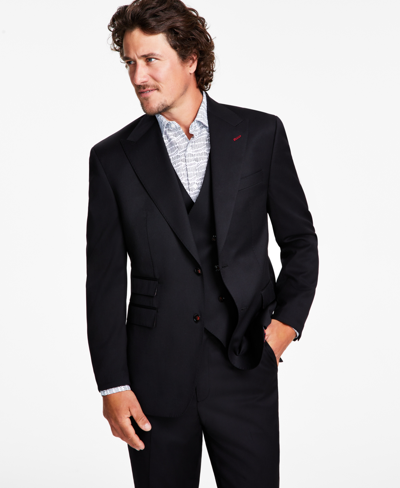 Tayion Collection Men's Classic-fit Solid Suit Jacket In Black