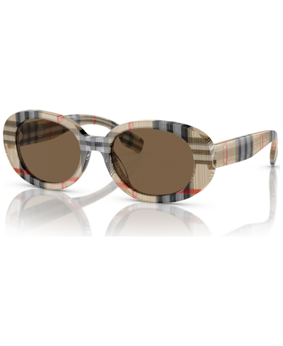 Burberry Kids' Sunglasses Jb4339 In Vintage Check