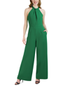 Julia Jordan Halter Neck Jumpsuit In Kelly Green