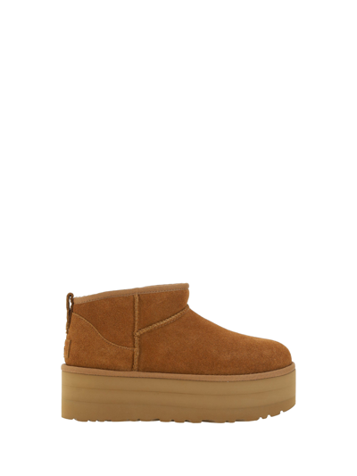 Ugg Women's Classic Ultra Mini Platform Boot In Chestnut