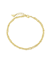 STERLING FOREVER STERLING FOREVER 14K PLATED KYRA LAYERED BRACELET