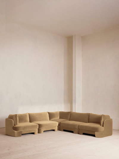 Soho Home Odell Sectional Sofa In Brown