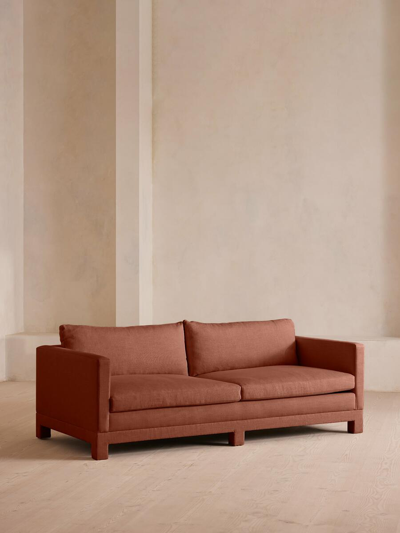 Soho Home Ashford Three Seater Sofa In Pink