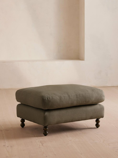 Soho Home Audrey Rectangle Ottoman In Gray