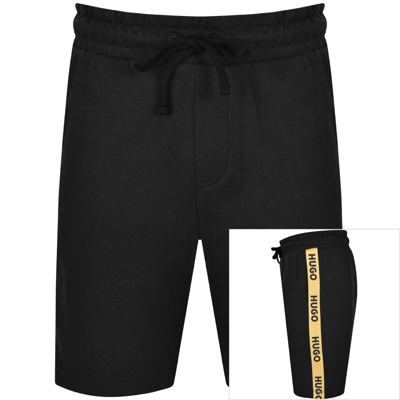 Hugo Lounge Sporty Logo Shorts Black