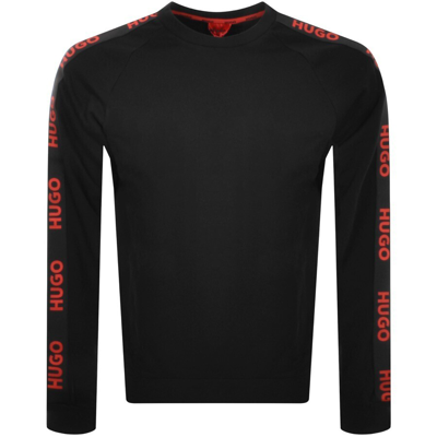 【BOSS】Lounge Sporty Logo Sweatshirt Hugo Boss Hugo Lounge Sporty Logo Sweatshirt Black | ModeSens