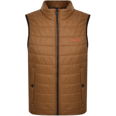 Hugo Bentino 2221 Padded Gilet Brown