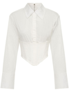 DION LEE DION LEE SHIRTS WHITE