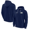 Fanatics Signature Unisex  Navy Michigan Wolverines Super Soft Fleece Pullover Hoodie In Navy
