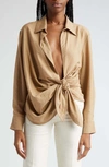 Jacquemus Beige Le Chouchou 'la Chemise Bahia' Shirt In Beige