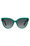 KATE SPADE AUBRIELA 55MM GRADIENT ROUND SUNGLASSES