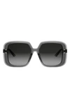 Dior Highlight S1i 45a1 Cd40123i 20b Butterfly Sunglasses In Gray/black Gradient