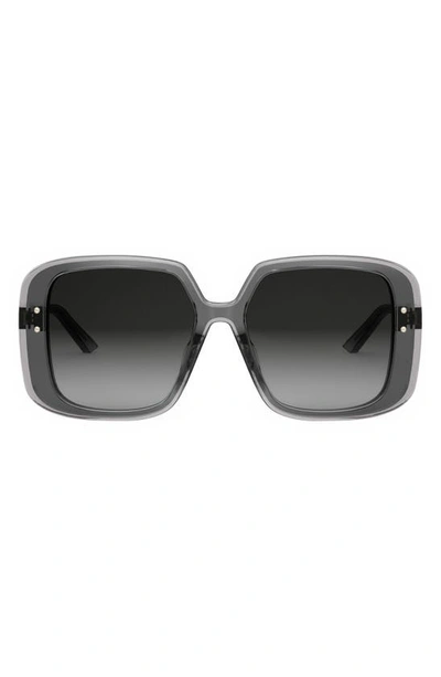 Dior Highlight S1i 45a1 Cd40123i 20b Butterfly Sunglasses In Gray/black Gradient