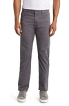 Ag Everett Commuter Performance Slim Straight Pants In Folkestone Grey