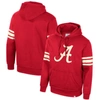 Colosseum Crimson Alabama Crimson Tide Saluting Pullover Hoodie In Crimson