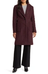 Sam Edelman Women's Single-breasted Coat In Burgundy