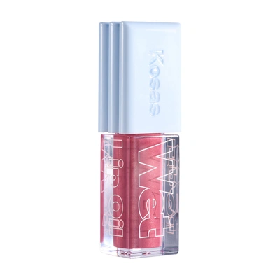 Kosas Wet Lip Oil Plumping Treatment Gloss In Malibu