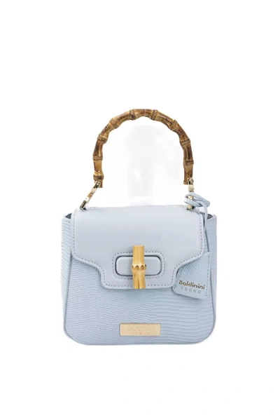 Baldinini Trend Light Blue Polyuretane Crossbody Bag