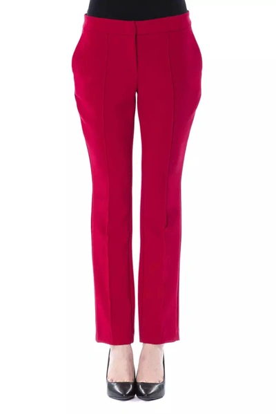 Byblos Hook Closure Jeans & Pant In Fuchsia