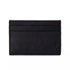 NEIL BARRETT NEIL BARRETT SLEEK BLACK LEATHER CARD HOLDER MEN'S WALLET