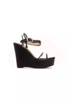 Peche Originel Péché Originel Black Polyethylene Women Women's Sandal In Black