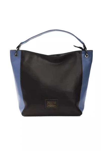 Pompei Donatella Chic Leather Shoulder Women's Bag In Black