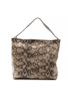 Pompei Donatella Tortora Taupe Shoulder Bag In Brown