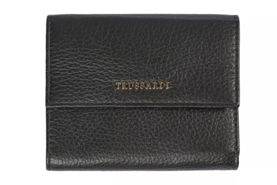 Trussardi Black Leather Wallet