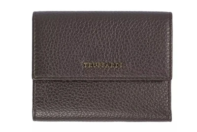 Trussardi Ussardi Leather Women's Wallet In Brown