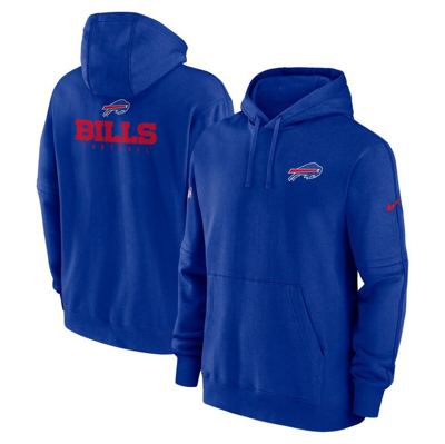 Nike Buffalo Bills Sideline Club Menâs  Men's Nfl Pullover Hoodie In Blue